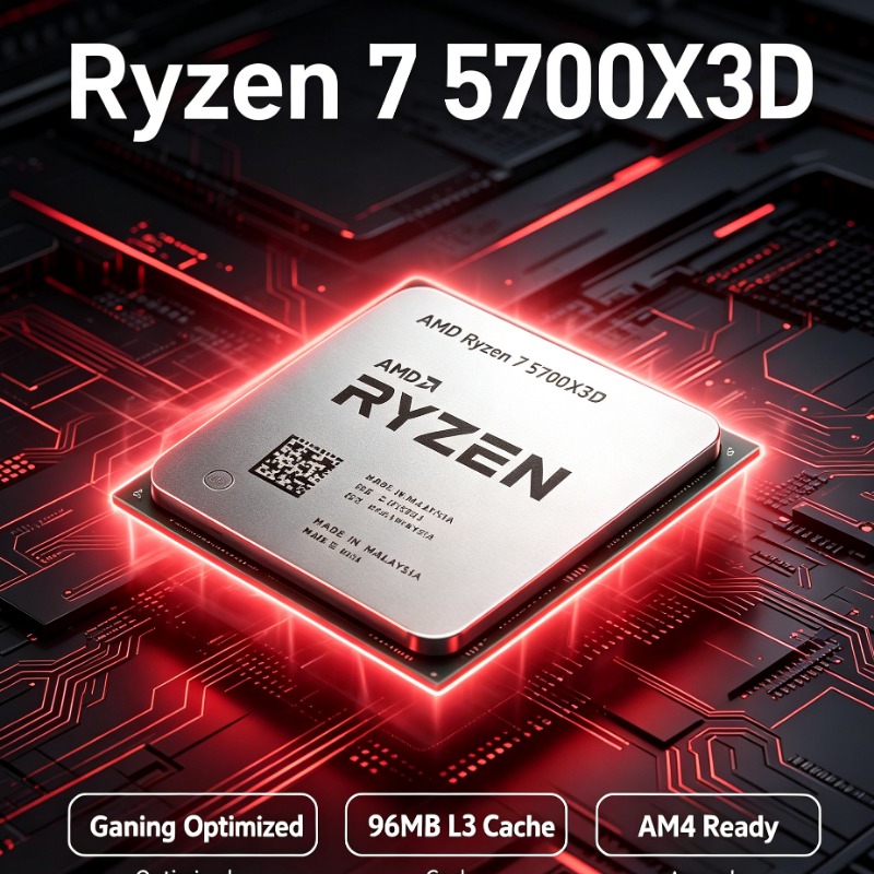 Amd Cpu Ryzen 7 - Prosesor Desktop Ryzen 7 5700X3D Bulk