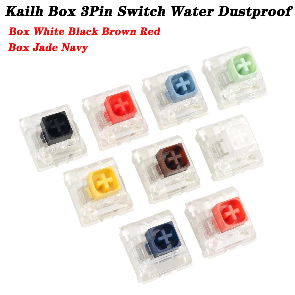 Gaming Keyboard Blue Switches - Saklar Mx Kotak Kailh Putih Merah