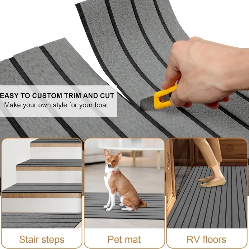 Pe Foam Sheet - Lembaran Lantai EVA Foam Faux Teak