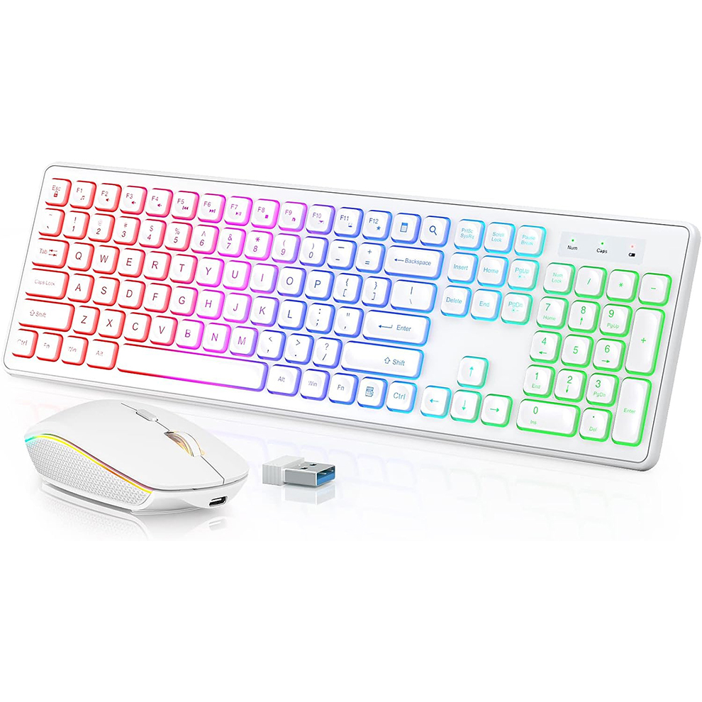 Gaming Keyboard That Is Quiet - Keyboard dan Mouse Nirkabel dengan Lampu