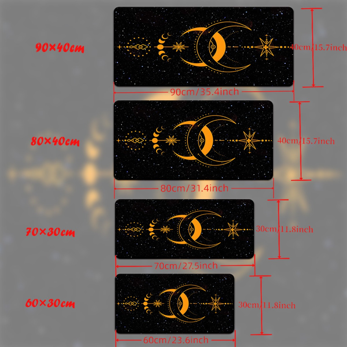 Alas Mouse HD Print Brand Moon - Gaming Keyboard Brand ulasan dan harga