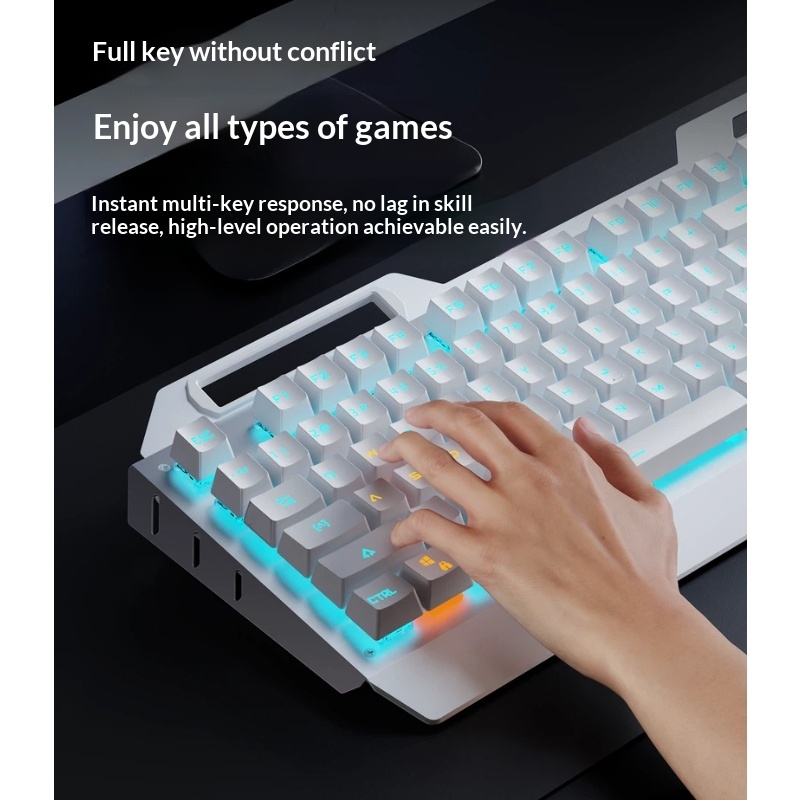 Eweadn Tk900 Keyboard Mekanik  - Gaming Keyboard Blue Switches ulasan dan harga