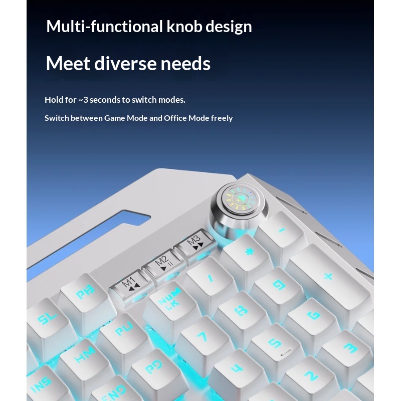 Eweadn Tk900 Keyboard Mekanik  - Gaming Keyboard Blue Switches ulasan dan harga