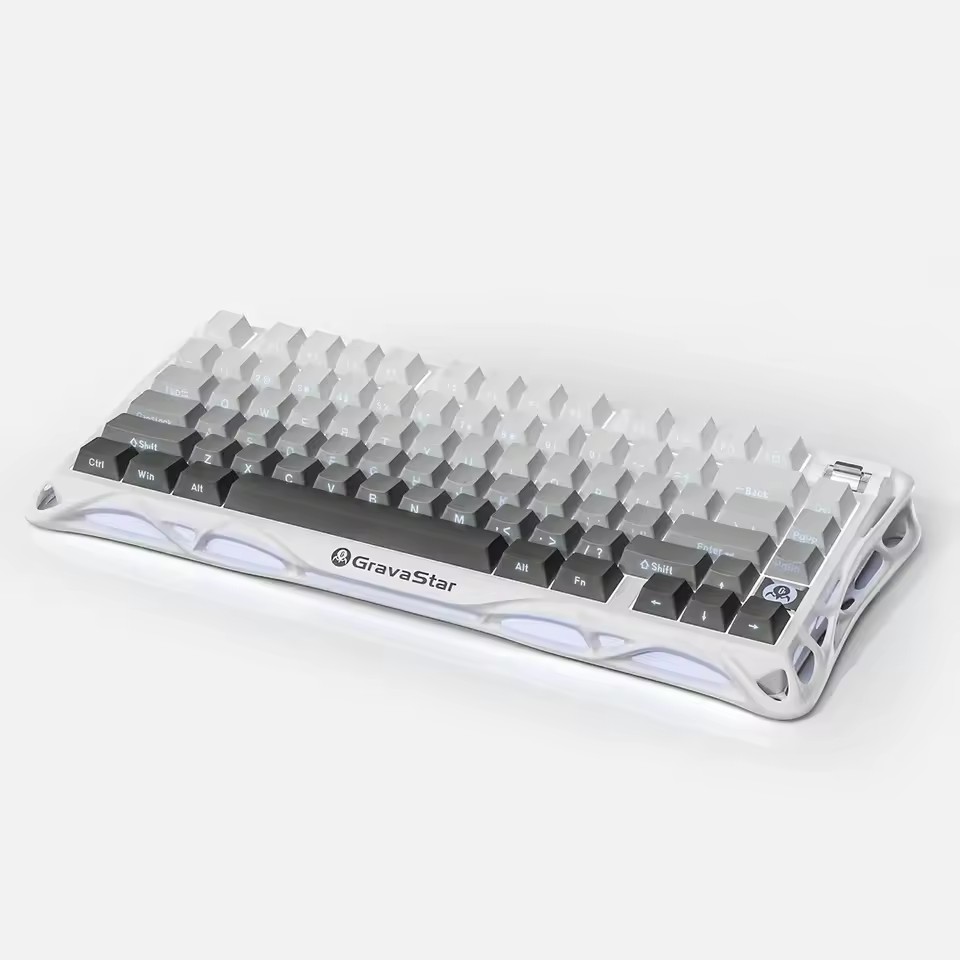 Keyboard Mekanik GravaStar Mer - Keyboard Gaming Transparent ulasan dan harga