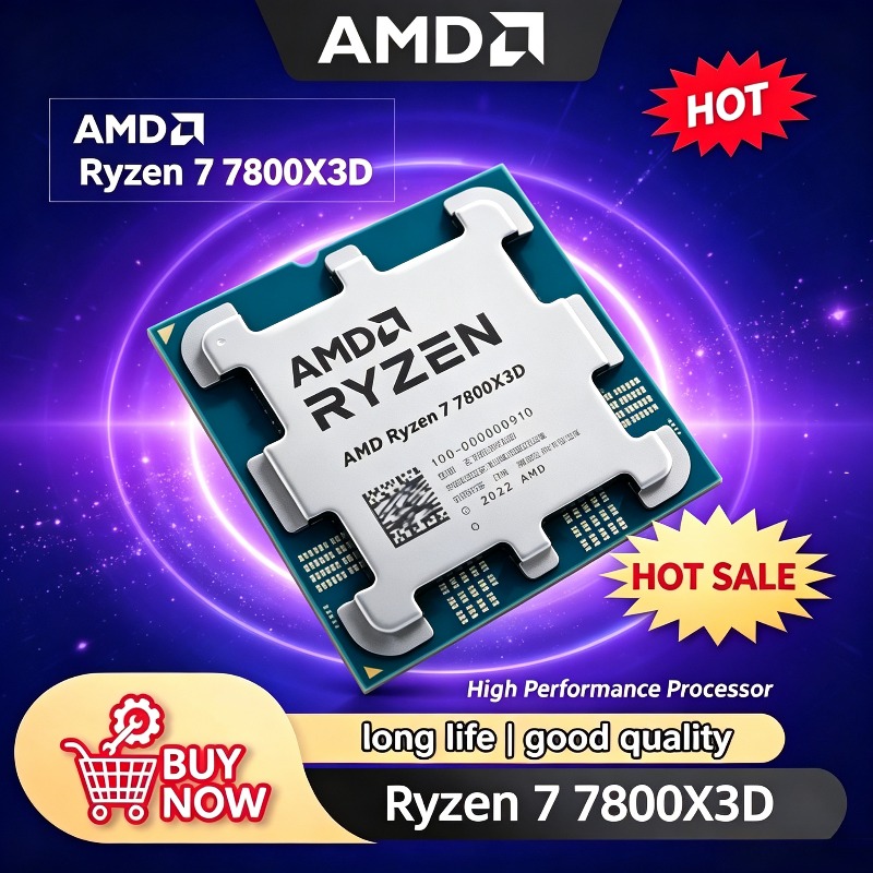 CPU AMD R7 7800X3D 8-Core 16-T - Amd Cpu Ryzen 7 ulasan dan harga