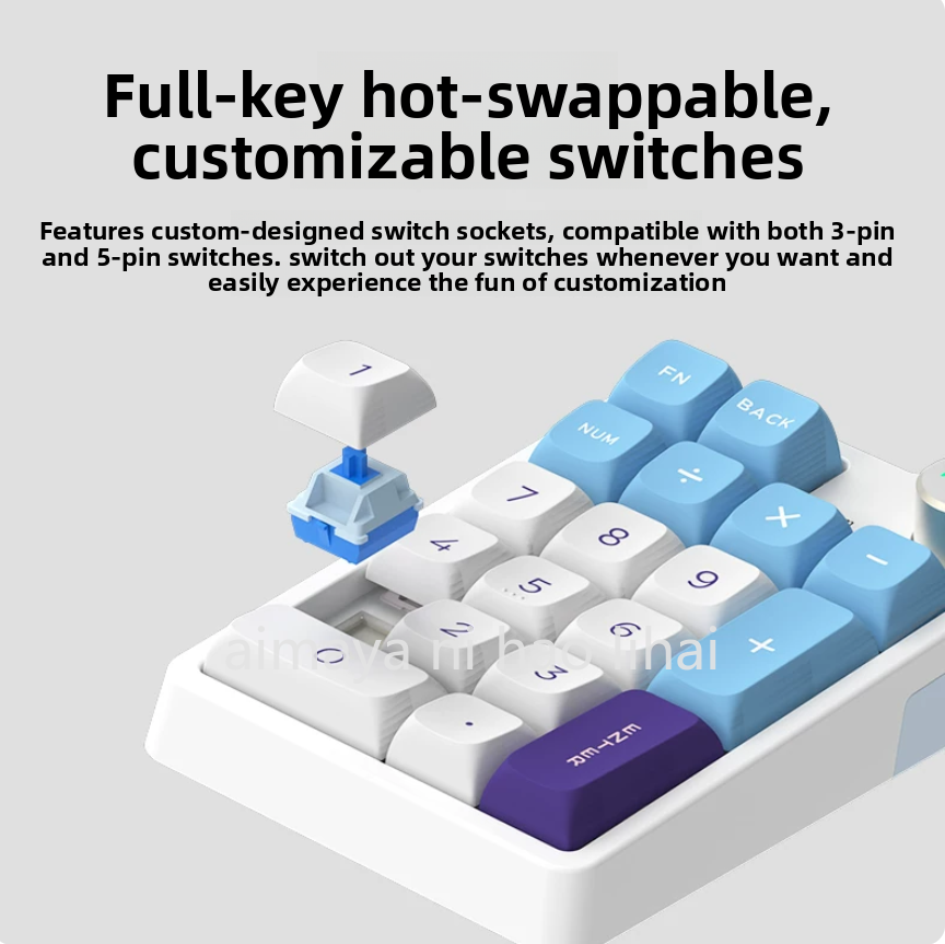 Kzzi K20 Mini Keypad Tiga Mode - Gaming Keyboard Esports ulasan dan harga