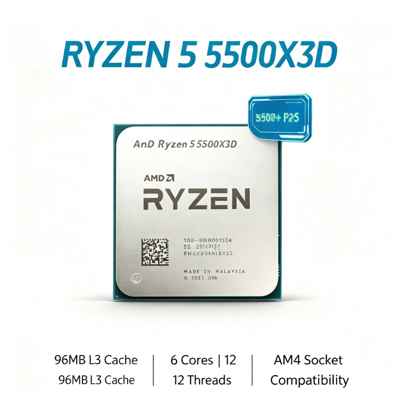 Prosesor Ryzen 5 5500X3D Soket - Amd Cpu Ryzen 5 ulasan dan harga