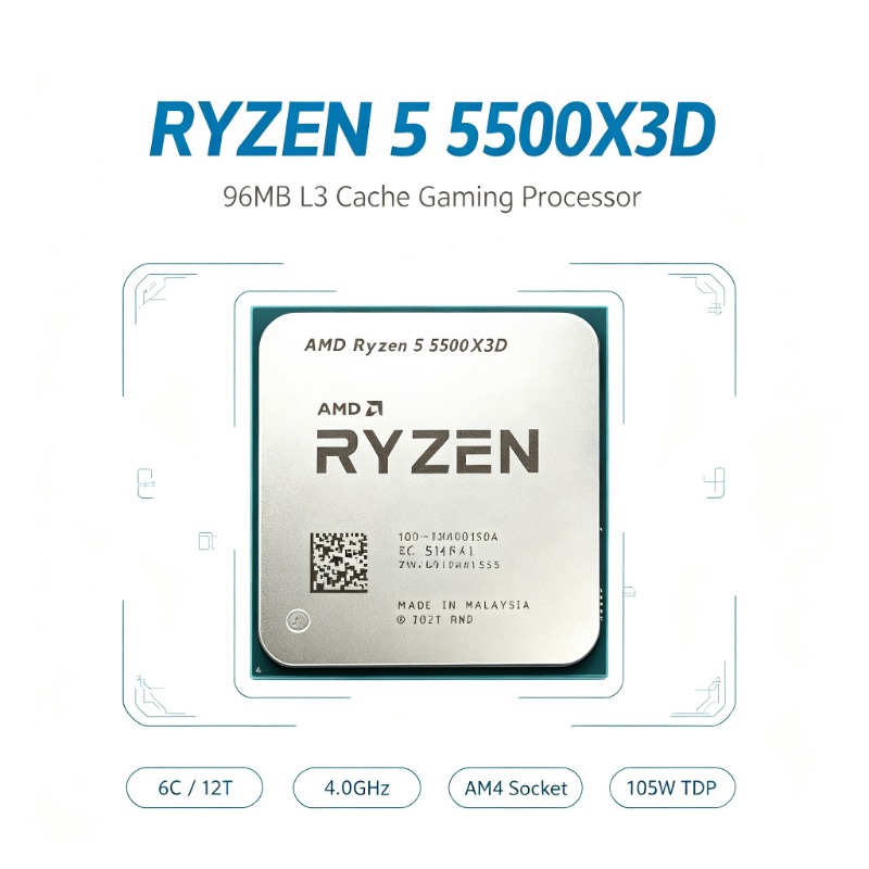 Prosesor Ryzen 5 5500X3D Soket - Amd Cpu Ryzen 5 ulasan dan harga