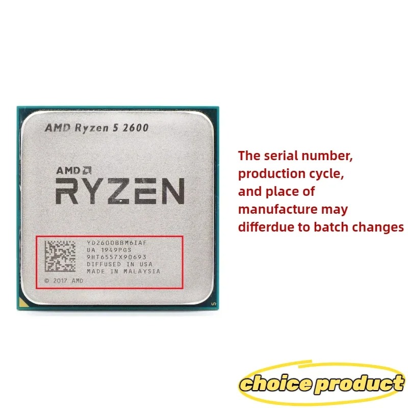 AMD Ryzen 5 R5 2600 3.4GHz 6-C - Amd Cpu Ryzen 5 ulasan dan harga