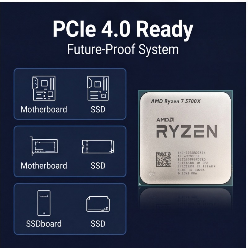 Prosesor AMD Ryzen 7 5700X Unt - Amd Cpu Ryzen 7 ulasan dan harga