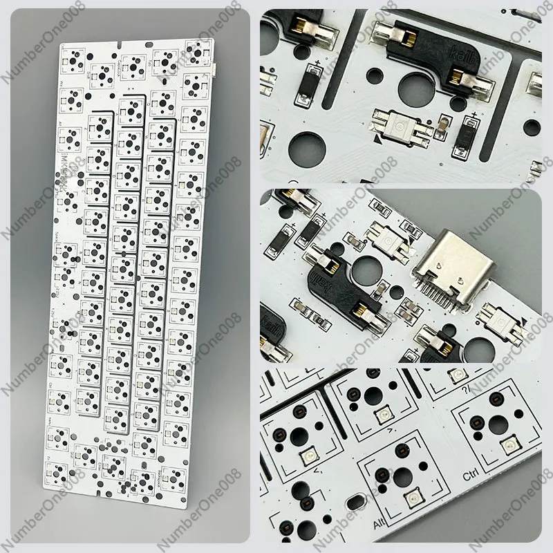 PCB Kustom GH60 61 Tombol Meka - Hot Swap Pcb ulasan dan harga