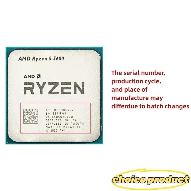AMD Ryzen 5 5600 100% Baru Asl - Amd Cpu Ryzen 5 ulasan dan harga