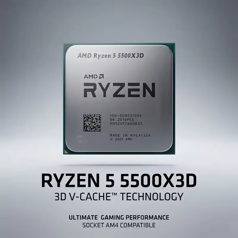 AMD Ryzen 5 5500X3D, Prosesor  - Amd Cpu Ryzen 5 ulasan dan harga