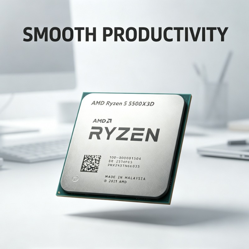AMD Ryzen 5 5500X3D 7NM CPU De - Amd Cpu Ryzen 5 ulasan dan harga