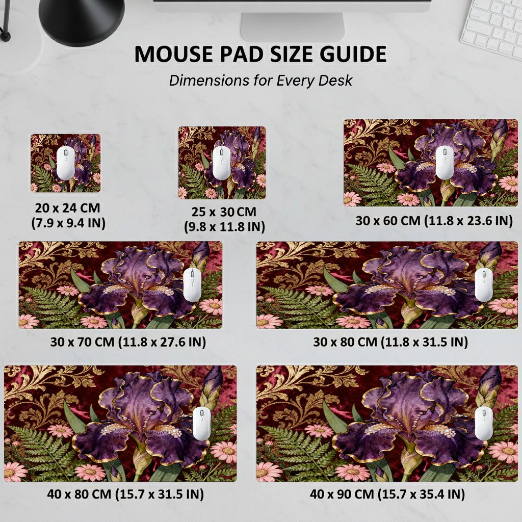 Alas Mouse Motif Bunga Ungu, A - Gaming Keyboard Brand ulasan dan harga