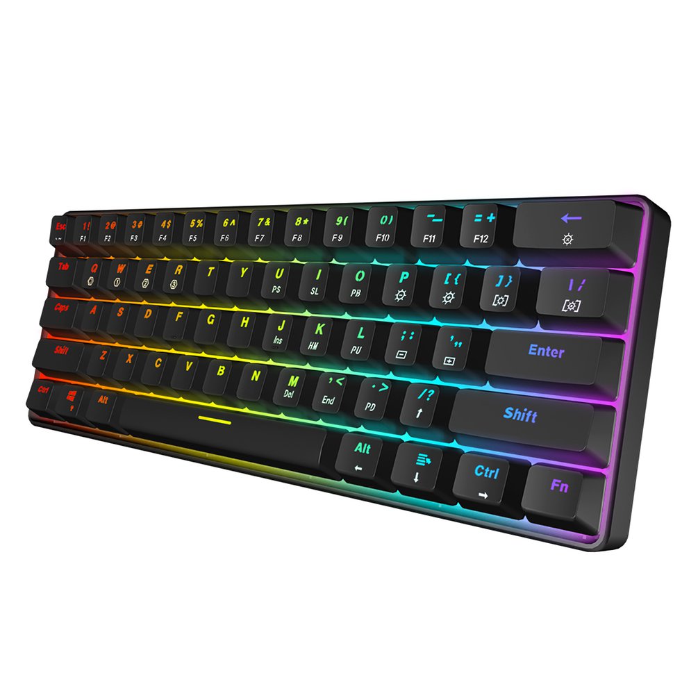 SKYLOONG GK61 Mini Portabel 60 - Gaming Keyboard Blue Switches ulasan dan harga