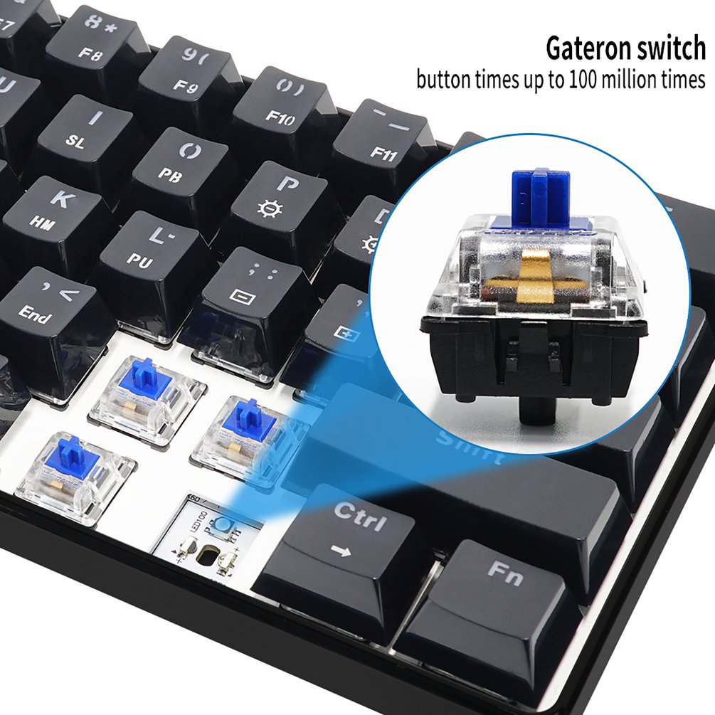 SKYLOONG GK61 Mini Portabel 60 - Gaming Keyboard Blue Switches ulasan dan harga