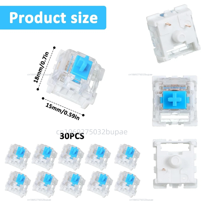 Sakelar Keyboard Mekanik Biru  - Gaming Keyboard Blue Switches ulasan dan harga