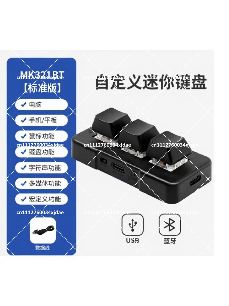 Keyboard Mekanik dengan 3 Tomb - Gaming Keyboard Blue Switches ulasan dan harga